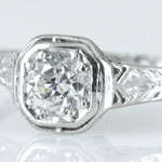 Antique Wedding Ring Solitaire