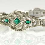 Art Deco Filigree Bracelet